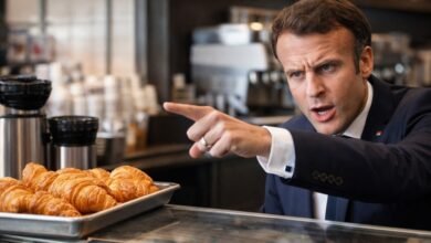 Macron demands croissants be removed from U.S. coffee shops, pushes hamburgers instead